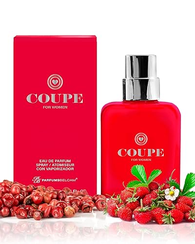 PB ParfumsBelcam Coupe For Women Eau de Parfum Spray - Fruity Floral Perfume with Wild Strawberry, Pink Pepper & Cedarwood - Elegant Women’s Beauty & Personal Care PB ParfumsBelcam