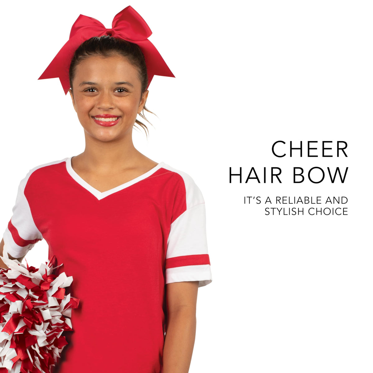 Augusta Sportswear Cheer Hair Bow Navy OS
