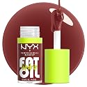 NYX PROFESSIONAL MAKEUP Fat Oil Lip Drip, Moisturizing Lip Oil Gloss, Vegan Tinted Formula, Up to 12 HR Hydration - Sprinkle Sprinkle (Deep Muted Beauty & Personal Care NYX PROFESSIONAL MAKEUP