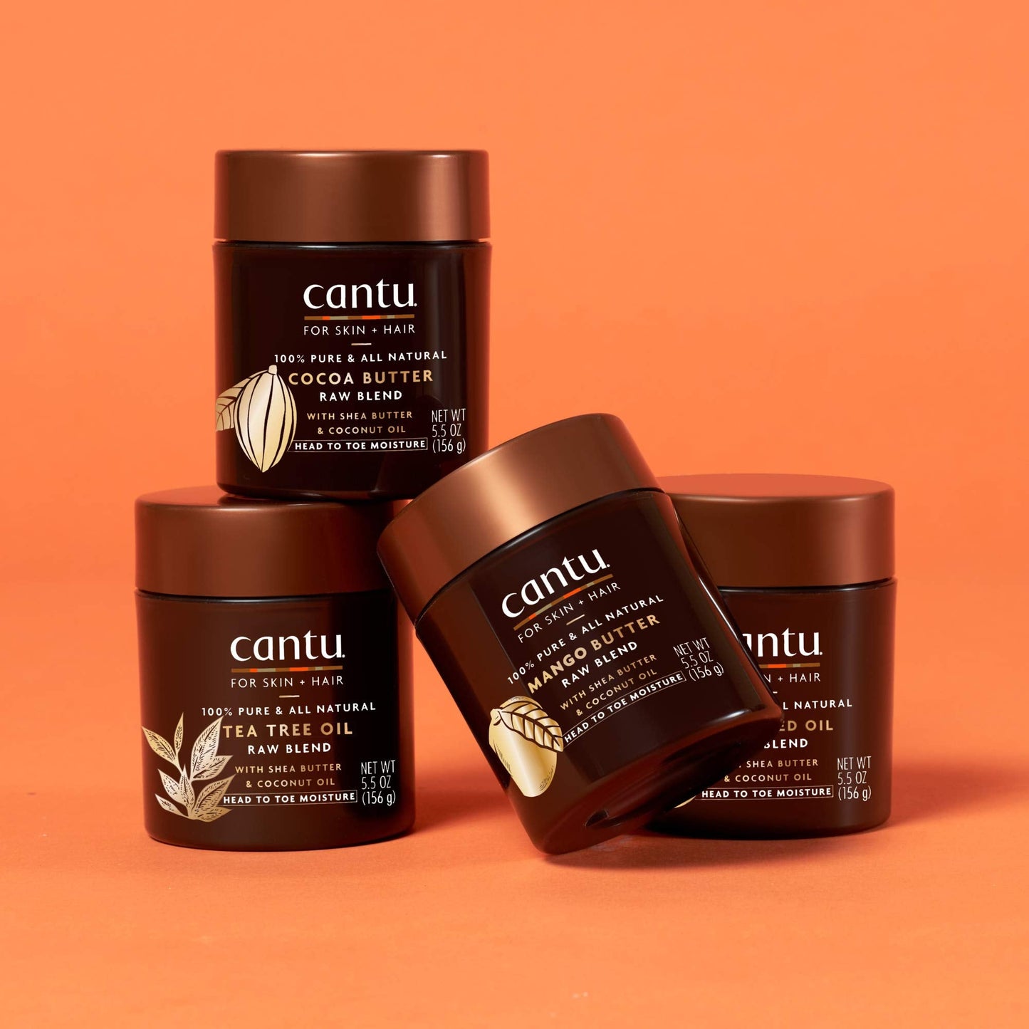 Cantu Skin Therapy Hydrating Raw Blends Body Butter Mango Butter Shea Butter and Coconut Oil, 5.5 Ounce Beauty & Personal Care Cantu