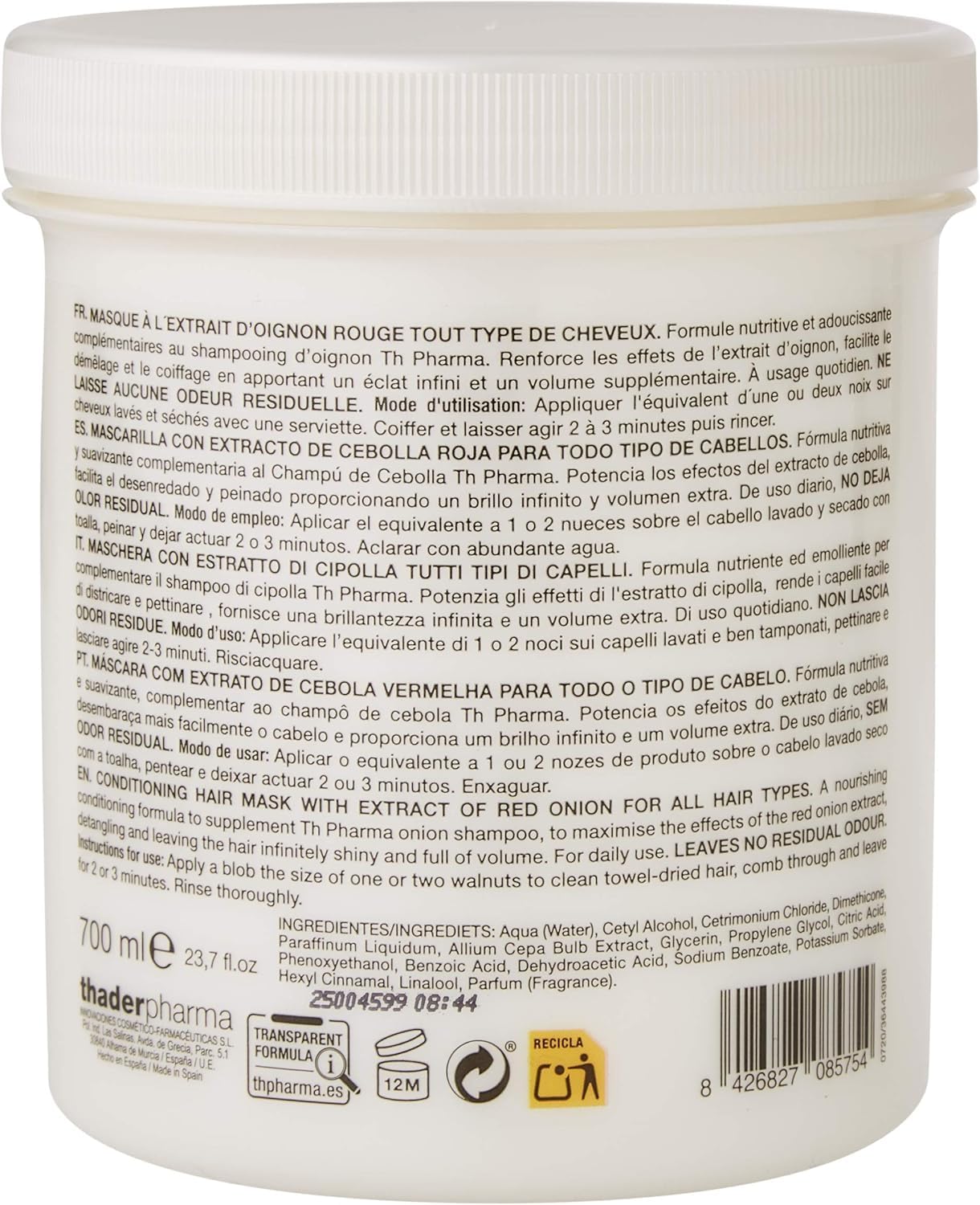 Shampoo 1000ml + Mask 700ml with Extract of TH Red Onion (NO RESIDUAL ODOUR) Beauty & Personal Care Tahe