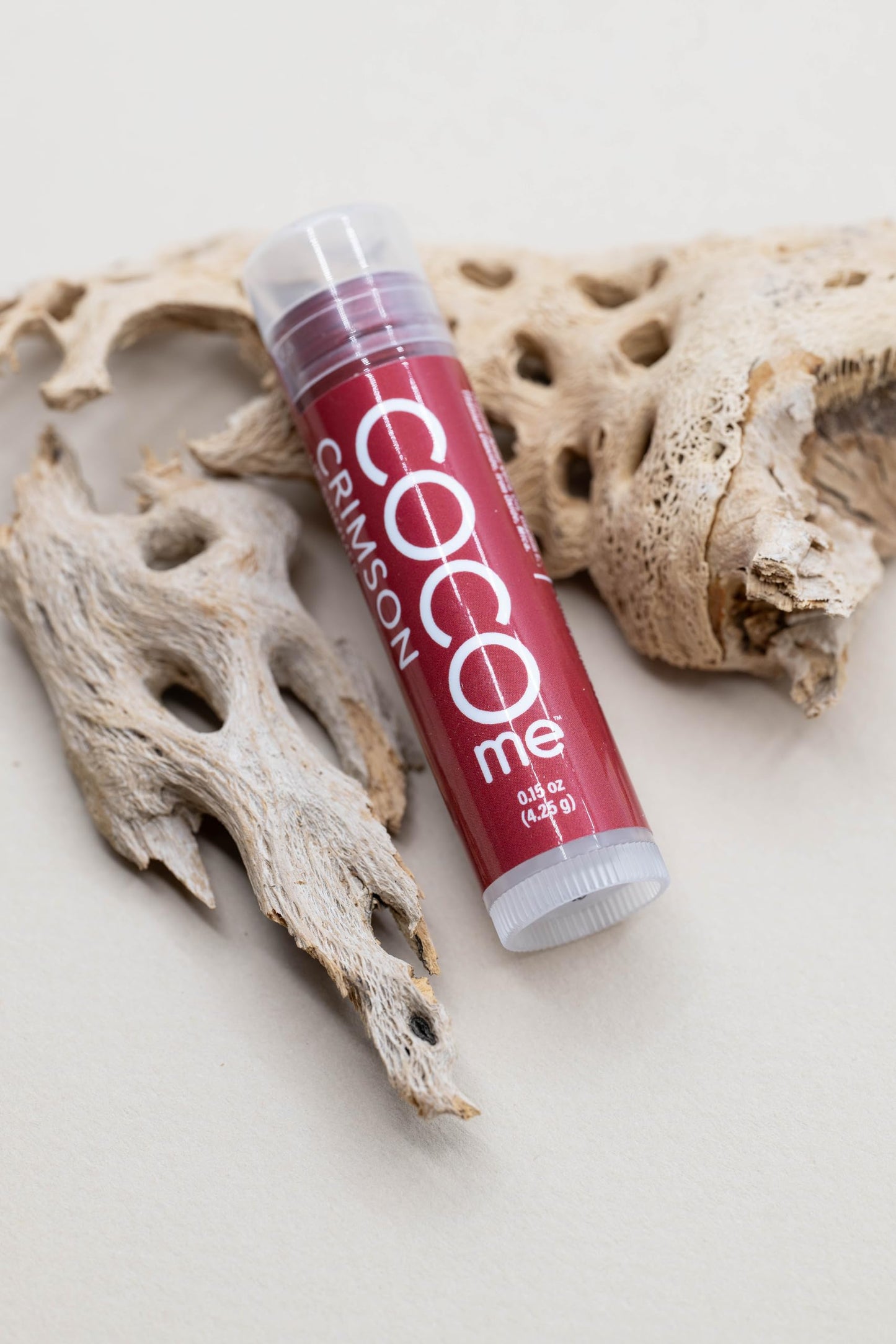 CocoMe Color Tinted Lip Balm (Crimson) -All Natural Organic Coconut Oil and Beeswax for moisture and nourishment Beauty and Personal Care Coco Me