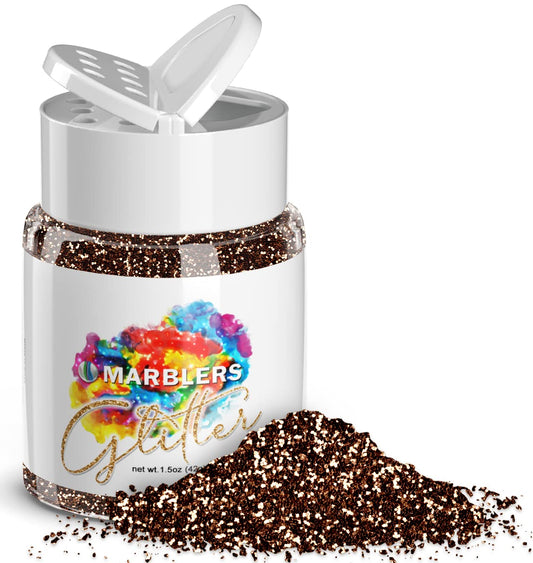 MARBLERS Twinkle Glitter [Pecan] 1.5oz (42g) | Fine | Non-Toxic, Vegan, Cruelty-Free | Face, Body, Eyeshadow, Hair, Festival, Party Makeup | Nail Art Beauty & Personal Care MARBLERS