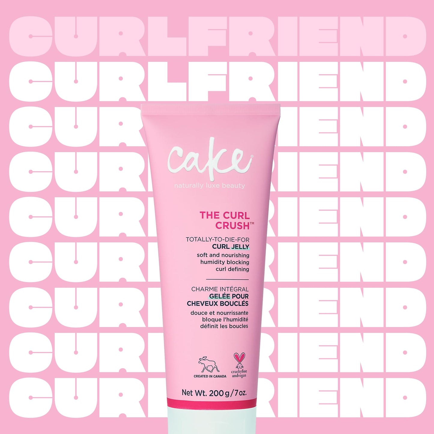 Cake Beauty Curl Jelly, The Curl Crush - Moisturizes & Nourishes Curls - Lightweight for Soft Hold & Shiny Finish - Humidity Blocking For Frizz Beauty & Personal Care Cake Beauty