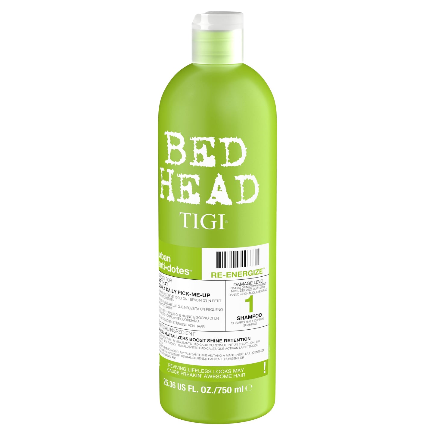 TIGI Bed Head Urban Antidotes Urban Antidotes 1 Re-energize Shampooing 750ml Beauty & Personal Care TIGI