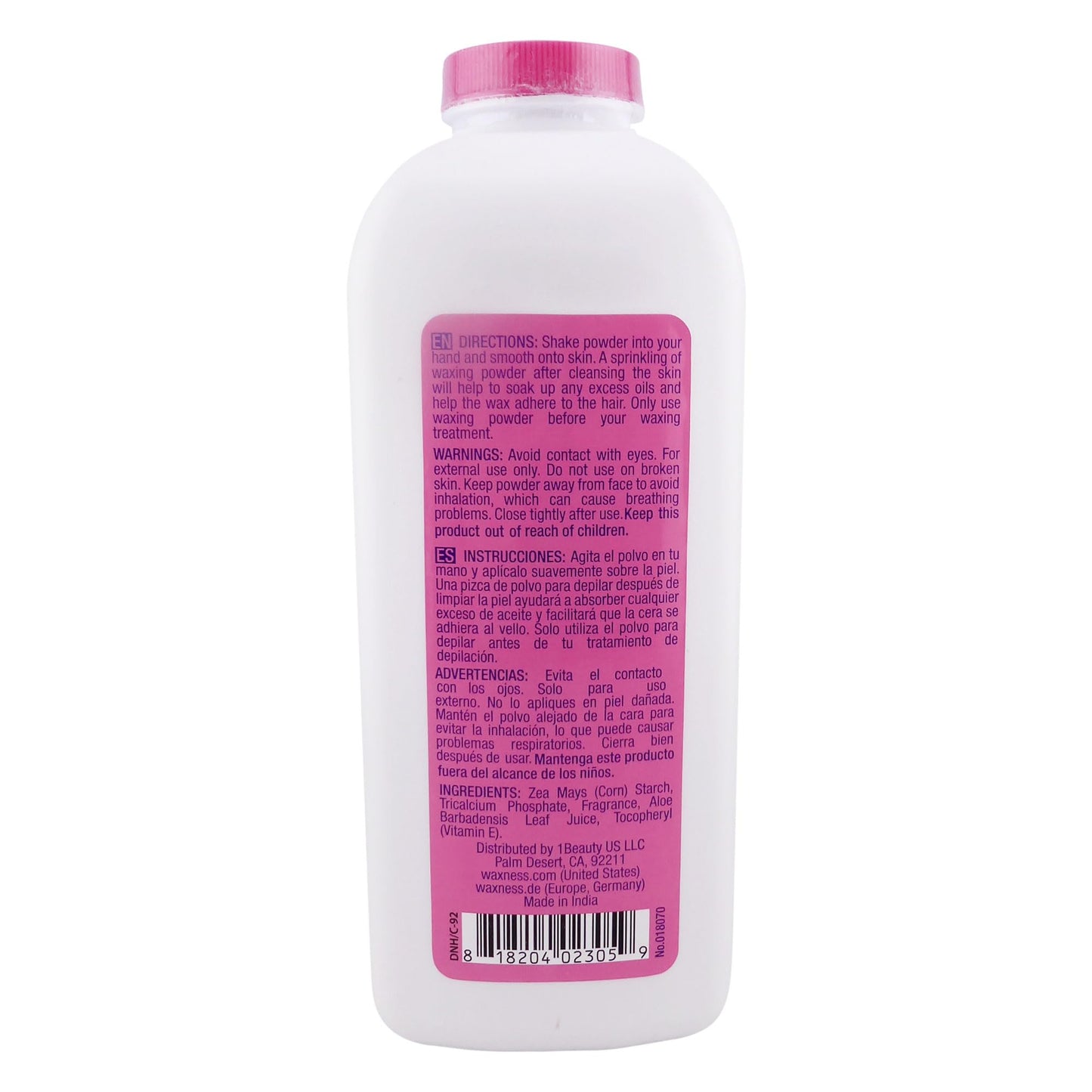 Waxness Sensi Dry Waxing & Sugaring Powder 22 oz (624 g) - Moisture Absorbing Pre Wax Powder for Waxing & Sugaring, Professional Use Beauty and Personal Care Waxness