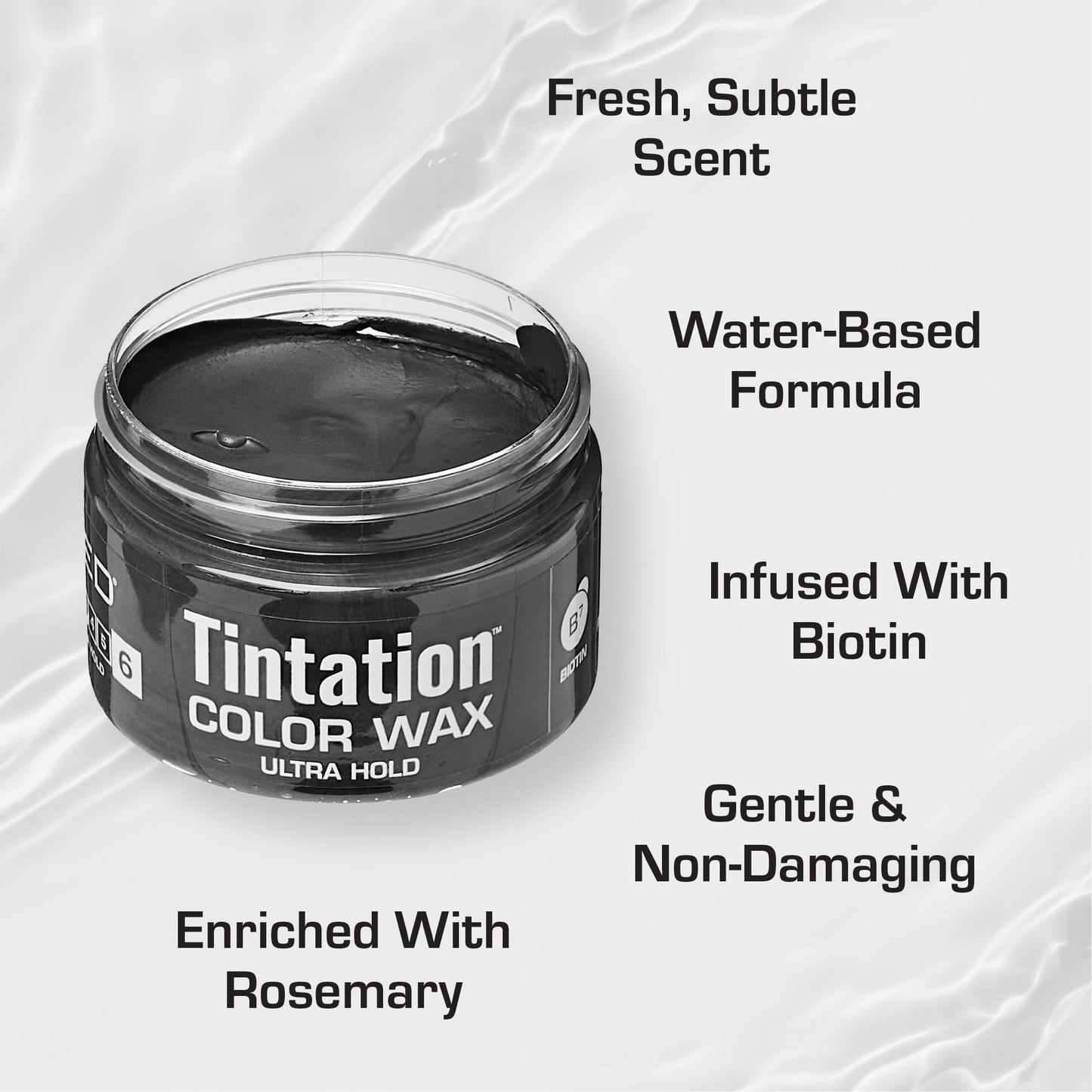 Red by Kiss Tintation Temporary Hair Color Wax - Vivid Instant Color, Ultra Hold, Water & Sweat Resistant, Curly Hair Safe, Non-Drying & Damage-Free Beauty & Personal Care Red by Kiss