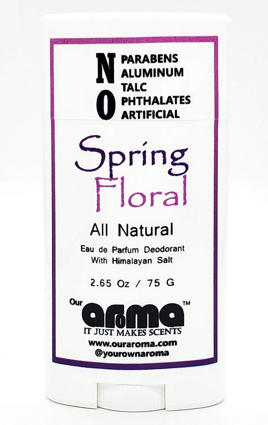 Our Aroma Natural Deodorant for Women - Hand Poured Aluminum Free Deodorant - Gluten Free, Cruelty Free, Free of Parabens - Spring Floral Scent… Beauty and Personal Care Our Aroma