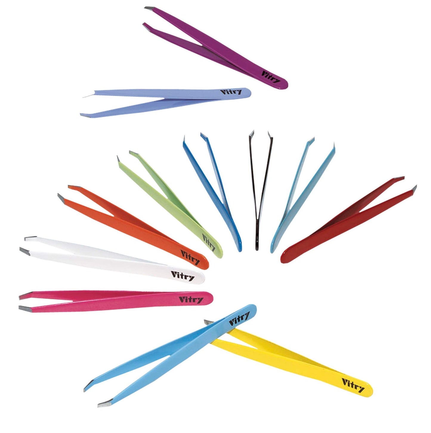 Vitry Professional Tweezers Crab Jaw Yellow Beauty and Personal Care Vitry