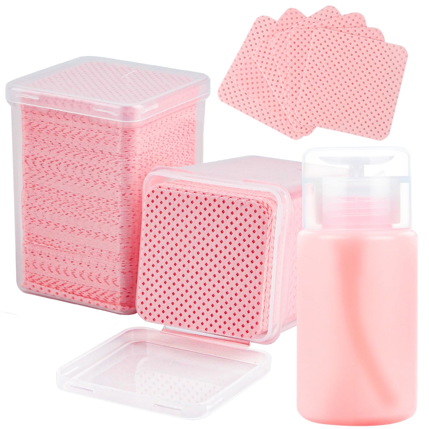 Corconess 400PCS Lint Free Nail Wipes with Dispenser - Gel Nail Polish Remover Wipes with Acetone Dispenser,Lash Extensions Glue Cleaning Wipe Beauty and Personal Care Corconess Default Title