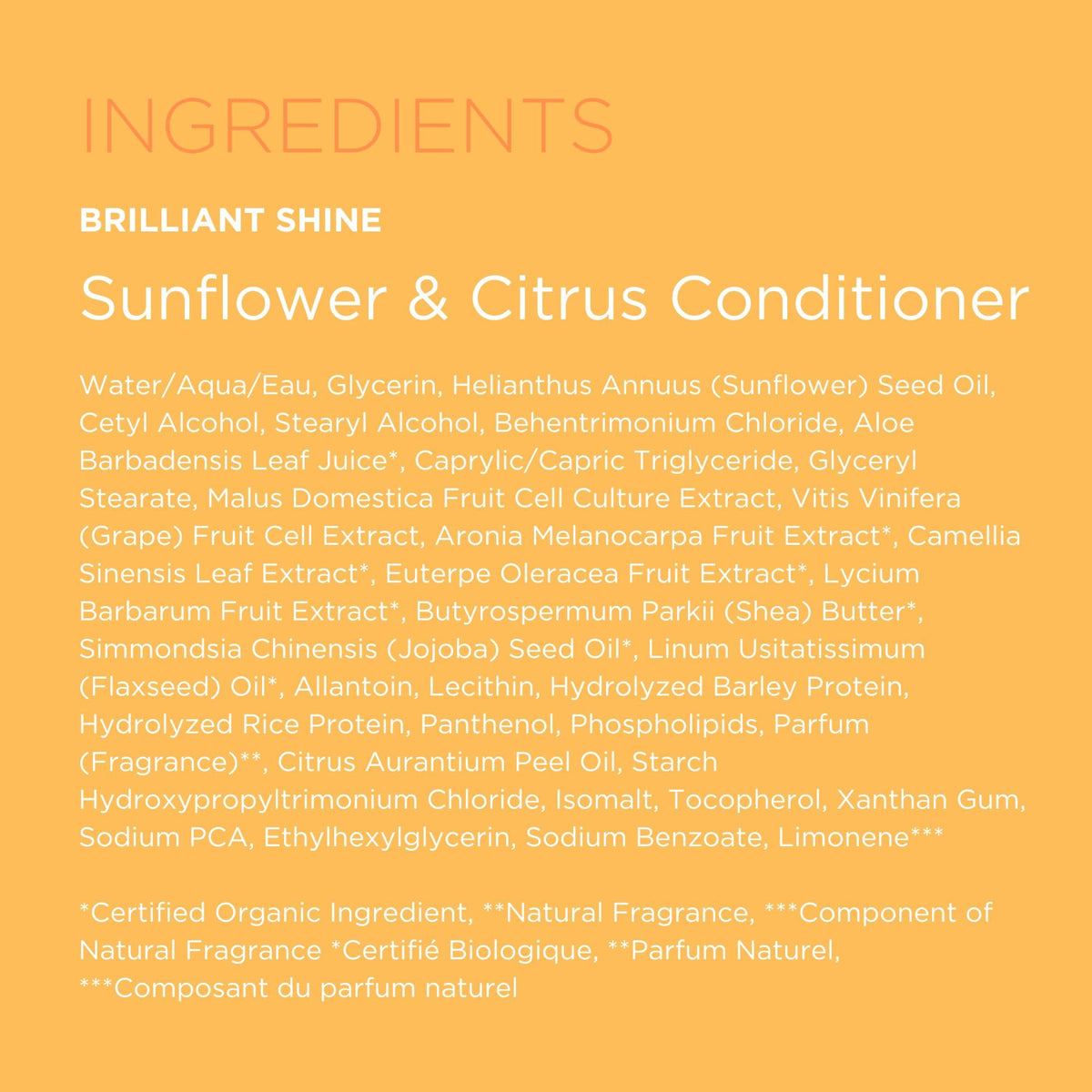 Andalou Naturals Sunflower and Citrus Brilliant Shine Conditioner, 11.5 Ounce Beauty & Personal Care Andalou Naturals