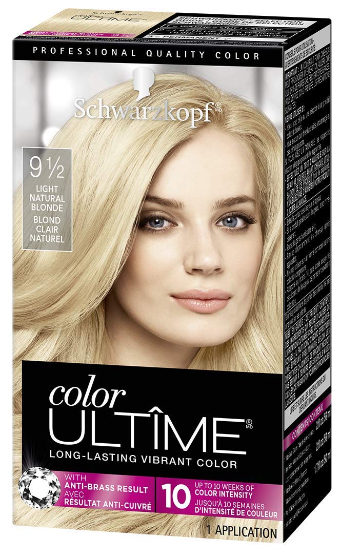 Schwarzkopf Ultime Hair Color Cream, Light Natural Blonde, 9.5, 2.03 Ounces Beauty & Personal Care Schwarzkopf