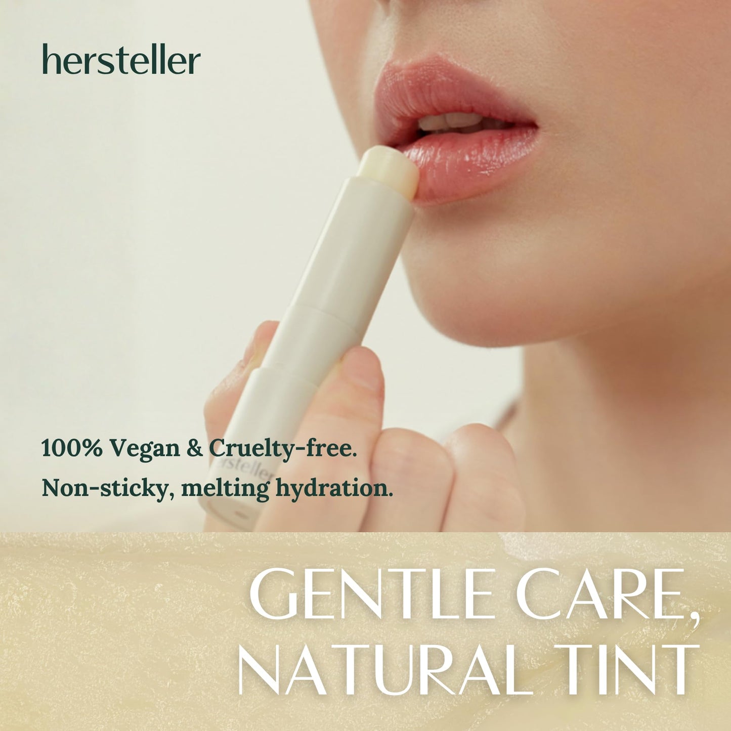 hersteller Nearby Recharging Lip Balm Vegan Butter Complex Intensive Moisturizing Treatment for Dry Lips and Cheek Natural Healthy (Plain) Beauty and Personal Care Hersteller