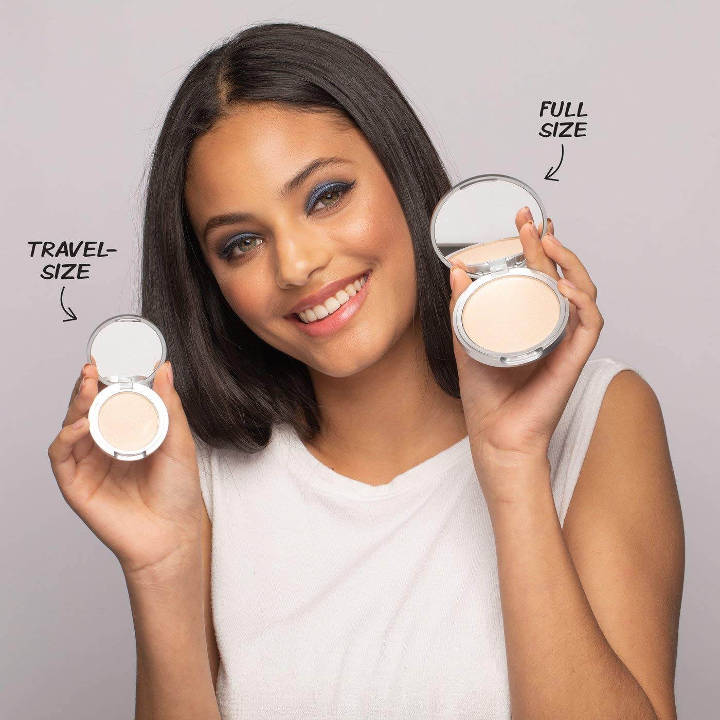 theBalm Mary-Lou Manizer Honey-Hued Luminizer, Highlighter, Shadow & Shimmer, Subtle Glow, 0.1 Ounce (Pack of 1) - Travel Size Beauty & Personal Care theBalm