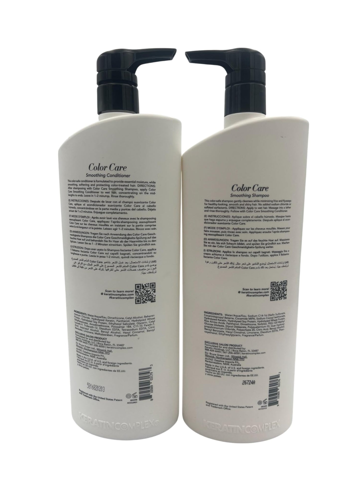 FIUL - Keratin Hair Color Care Set Smoothing Shampoo & Conditioner + Gift Super Absorbent Microfiber Hair Towel - Color Care - Keratin to All Hair Beauty & Personal Care FIUL