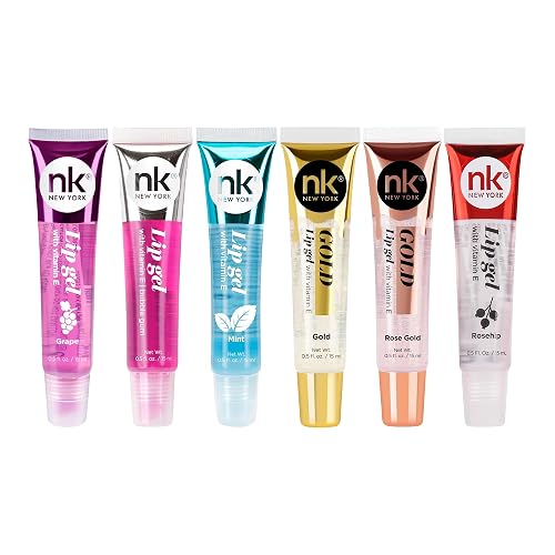 NICKA K NEW YORK Lip Gel, Hydrating, Lightweight, Glides on Effortlessly, Non Sticky Finish Lip Gel Colors (AMZ020) Beauty & Personal Care NICKA K NEW YORK