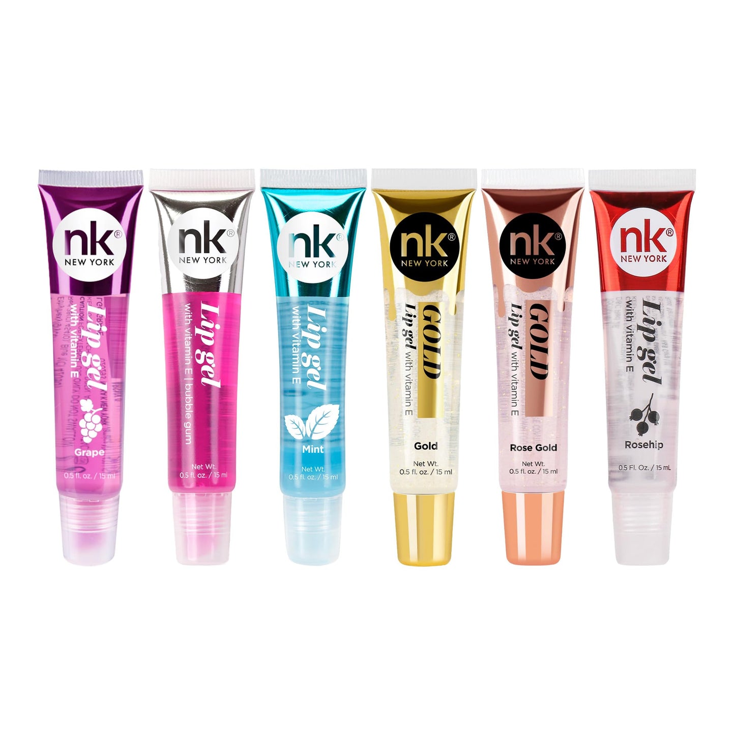 NICKA K NEW YORK Lip Gel, Hydrating, Lightweight, Glides on Effortlessly, Non Sticky Finish Lip Gel Colors (AMZ020) Beauty & Personal Care NICKA K NEW YORK