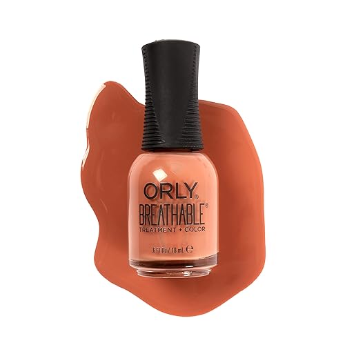 Orly Nail Polish 'Sunkissed' | Soft Terracotta Creme Nail Lacquer from FLAWLESS Breathable Collection | Nail Treatment + Color 0.6fl oz Beauty & Personal Care Orly