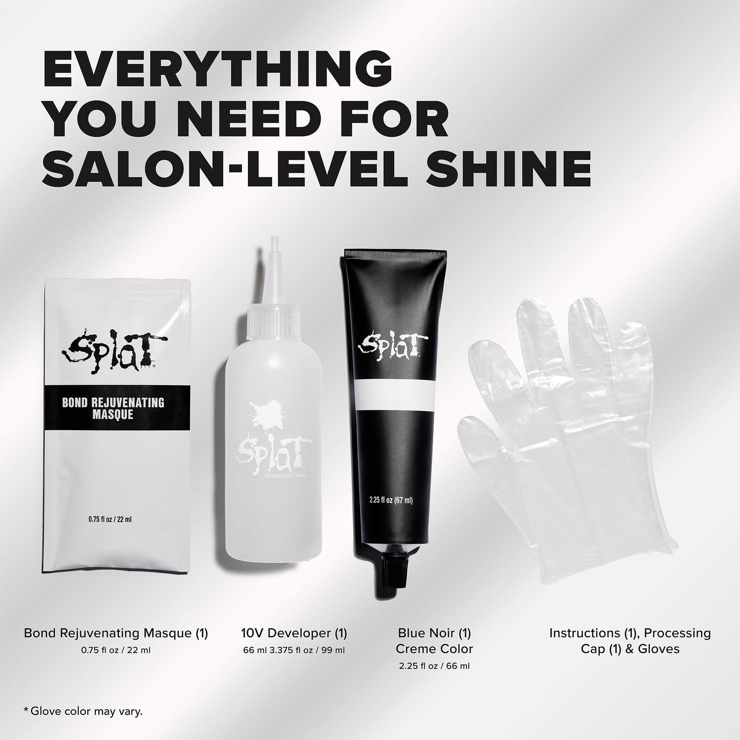 Splat ColorShine Demi-Permanent Hair Color, Blue Noir Beauty & Personal Care Splat