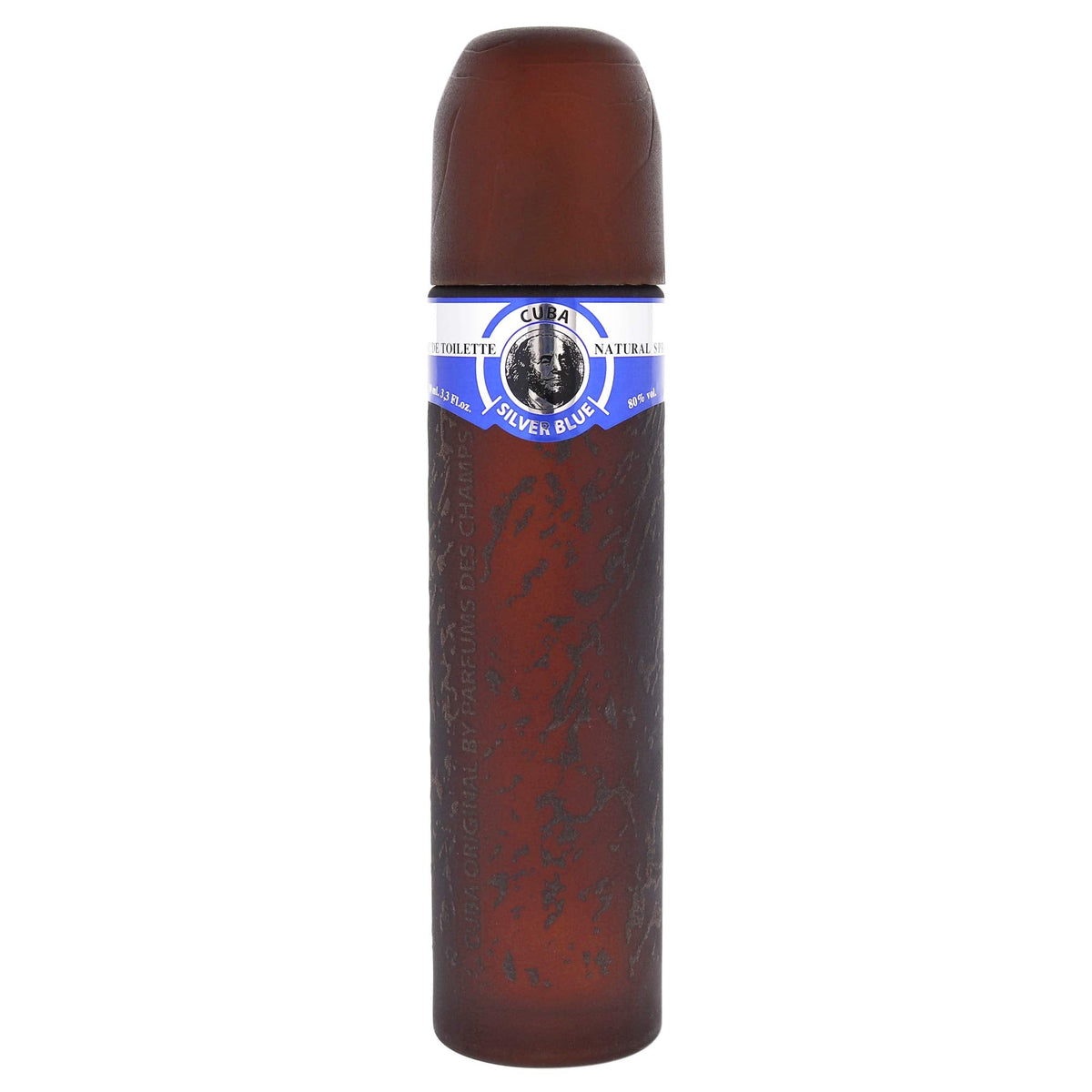 Cuba Silver Blue Eau de Toilette Spray for Men, 3.3 Ounce, brown Beauty & Personal Care Cuba