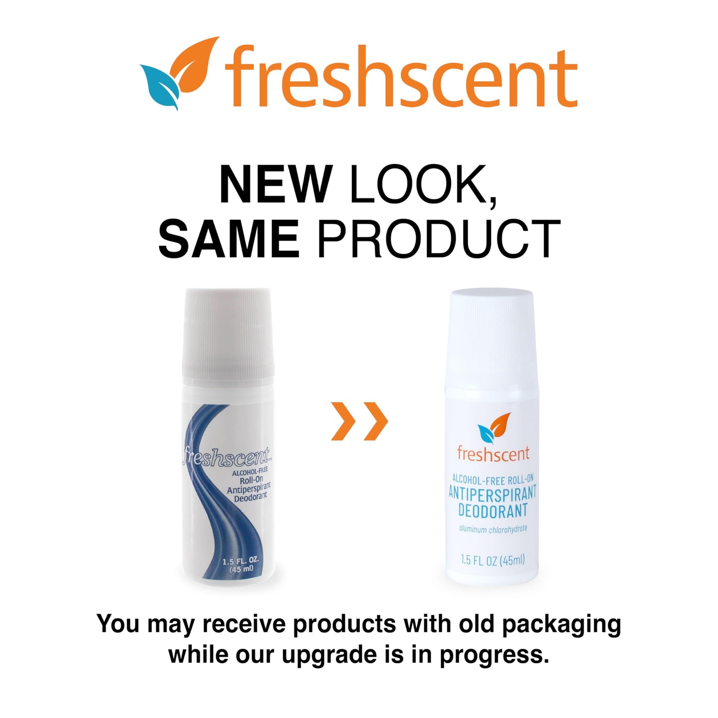 Freshscent Roll-On Deodorant Alcohol Free, 1.5 oz., Pack of 96 Beauty and Personal Care Freshscent
