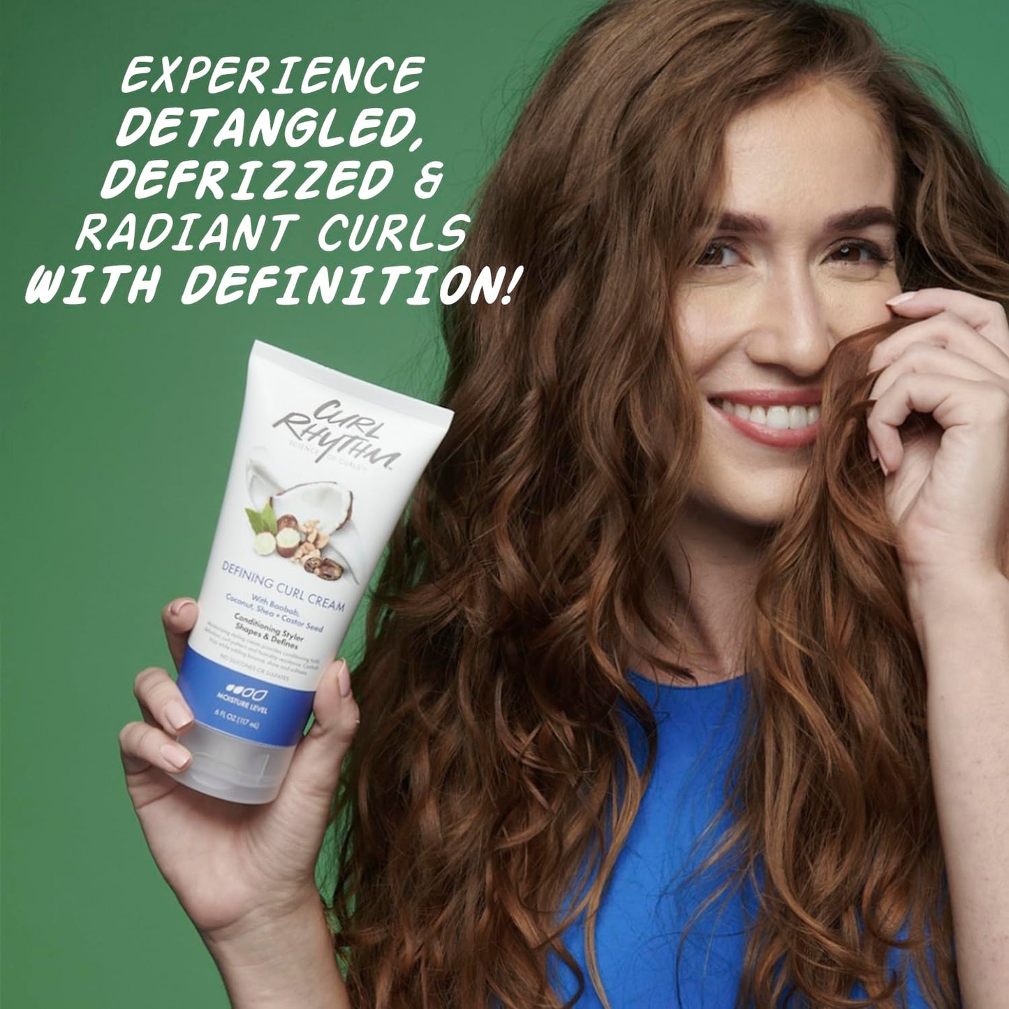 Curl Rhythm Defining Curl Cream - Hair Moisturizer for Curly Hair - Curl Styling Cream for Frizz Control, Bounce, and Shine - Sulfate Free - 6 oz Beauty & Personal Care Curl Rhythm