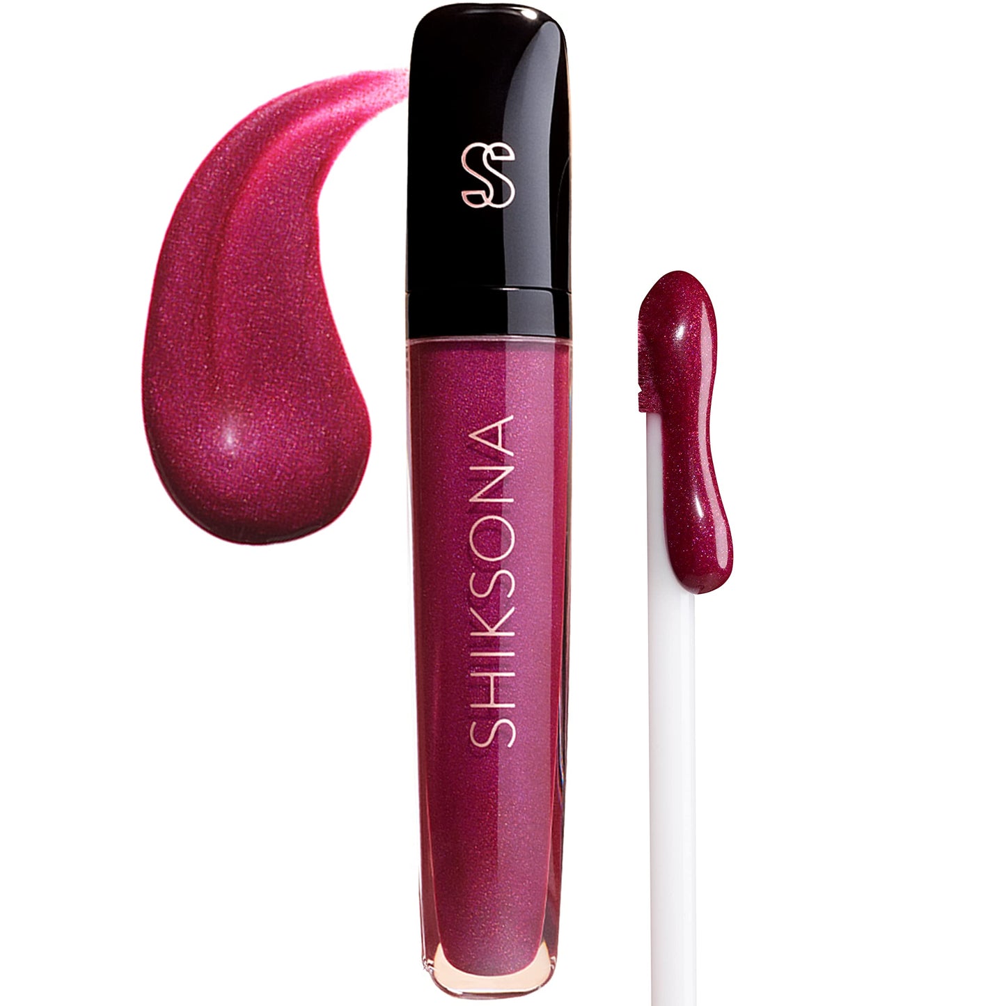 ShikSona High Shine Lip Gloss | Hydrating, Vegan, High Pigment, Non-Sticky Lipgloss in a Timeless, Universal Color | Executive Eye Candy (Plum) Beauty & Personal Care ShikSona