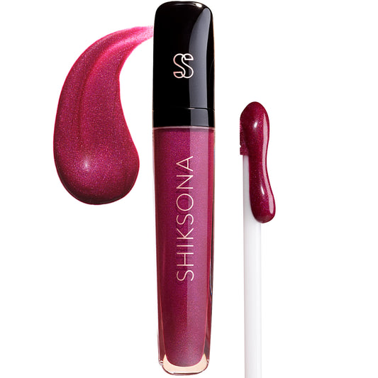 ShikSona High Shine Lip Gloss | Hydrating, Vegan, High Pigment, Non-Sticky Lipgloss in a Timeless, Universal Color | Executive Eye Candy (Plum) Beauty & Personal Care ShikSona