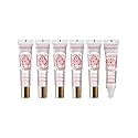 Ruby Kisses Broadway Vita-Lip Clear Lip Gloss (Peach 6 Pack), Ultra-Hydrating & Soothing Formula with Vitamin Oils, High-Shine Non-Sticky Finish Beauty & Personal Care Ruby Kisses