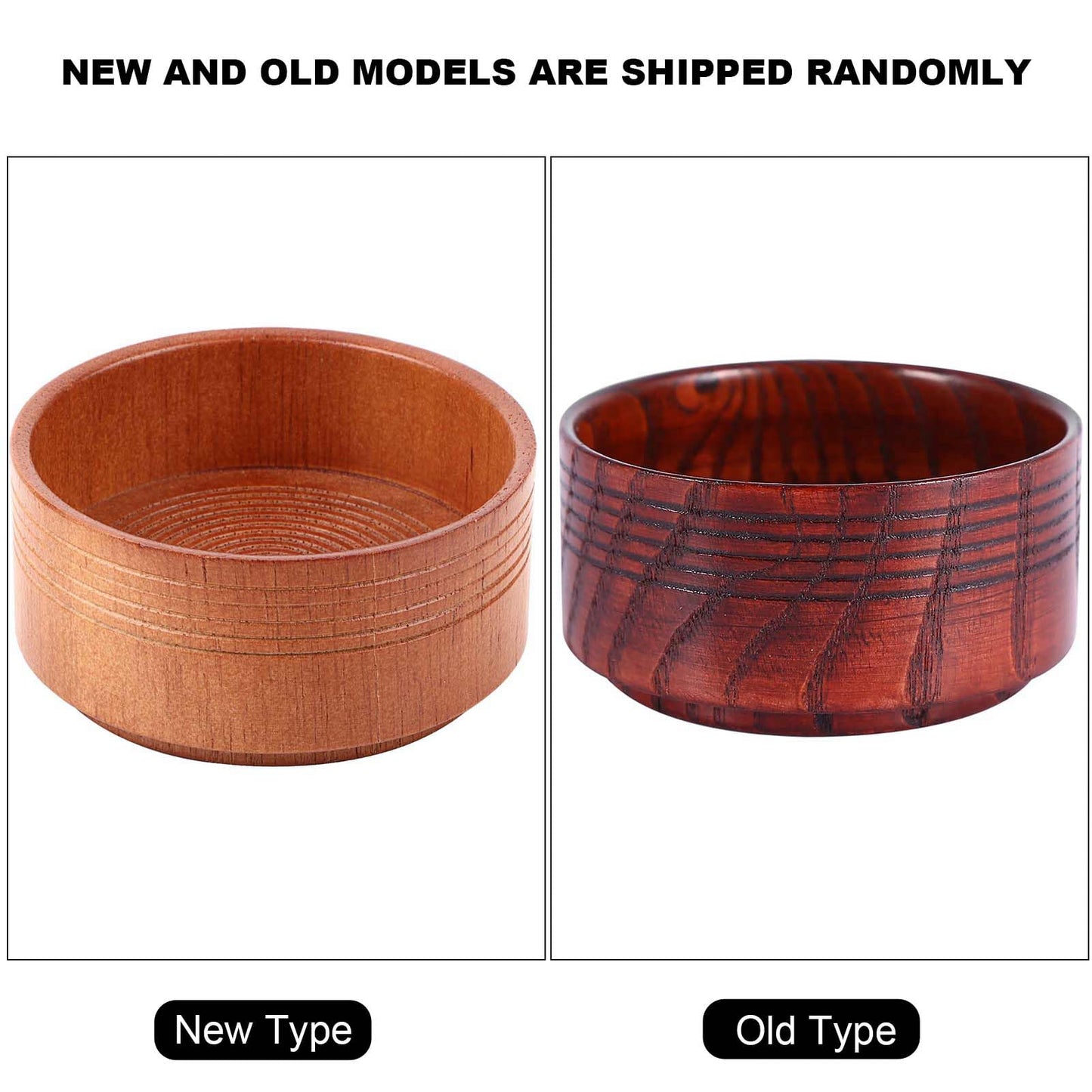 Saluaqui Wood Shaving Soap Bowl Cup Mug Tool, Man Shaver Cleansing Foam Round Lightweight Firm Environmental, Delicate Appearance, Good Mood When Beauty and Personal Care Saluaqui