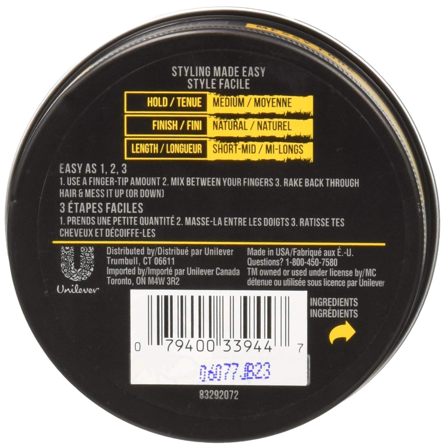 AXE Messy Look Hair Paste Flexible 2.64 oz (Pack of 2) Beauty & Personal Care AXE