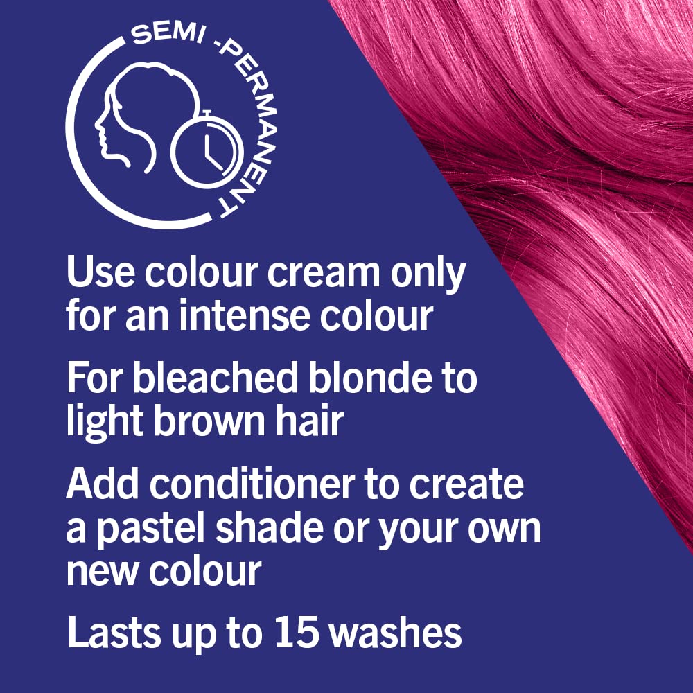 Schwarzkopf Live Color Xxl Ultra Brights 93 Shocking Pink Semi-Permanent Pink Hair Dye Beauty & Personal Care LIVE
