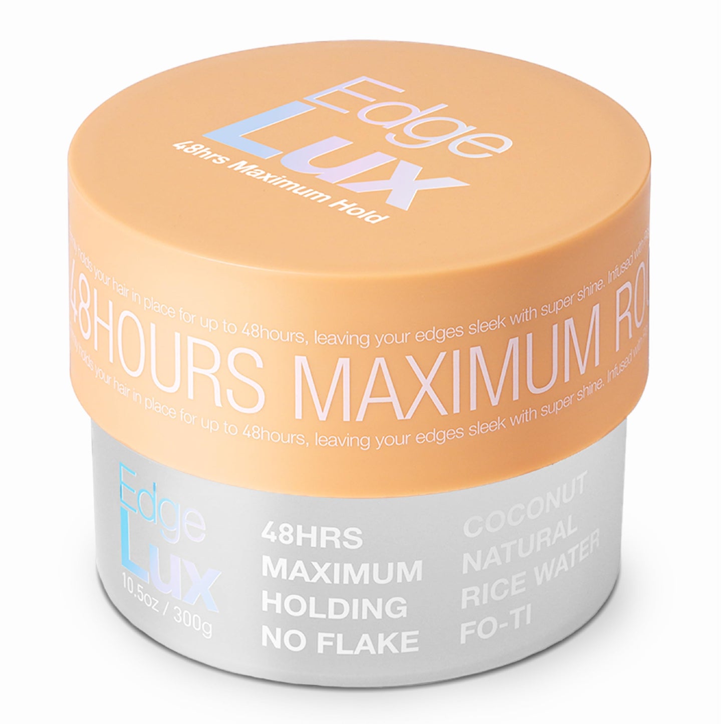 Lux Collection Edge Control Gel for 4C Hair - 48 Hour Maximum Hold Edge Control, Edge Lux with Castor Oil, Keratin & Biotin, Non-Flaking Styling Gel Beauty & Personal Care Lux Collection