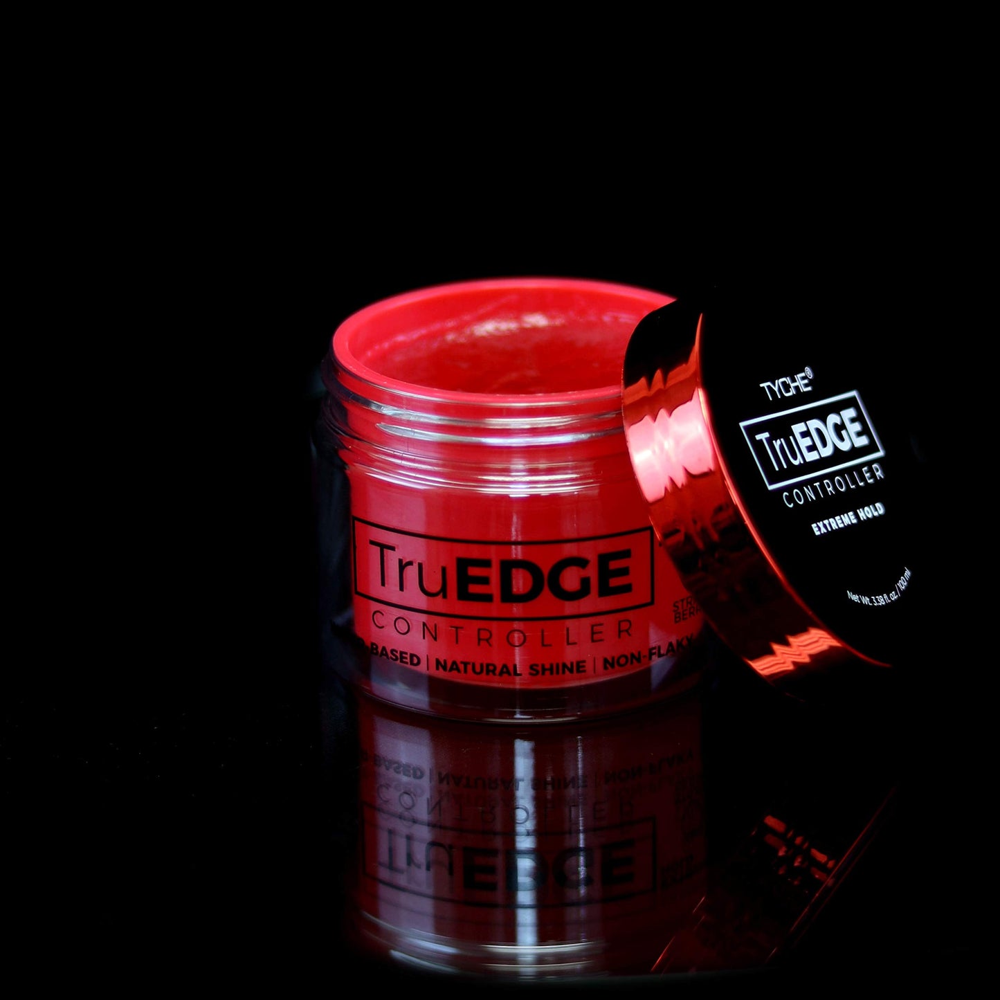 Tyche TruEDGE Controller Extreme Hold Water-Based Pomade - Ntaural Shine & Non-Flaky Scented Edge Control - Perfect for Hair-Braiding (Strawberry) Beauty & Personal Care Tyche