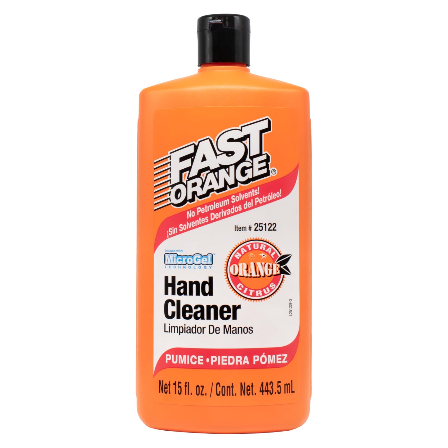 Fast Orange 25122 Pumice Lotion, Heavy Duty Hand Cleaner, Natural Citrus Scent, Waterless Cleaner For Mechanics, Strong Grease Fighter, 15 oz Beauty & Personal Care Fast Orange