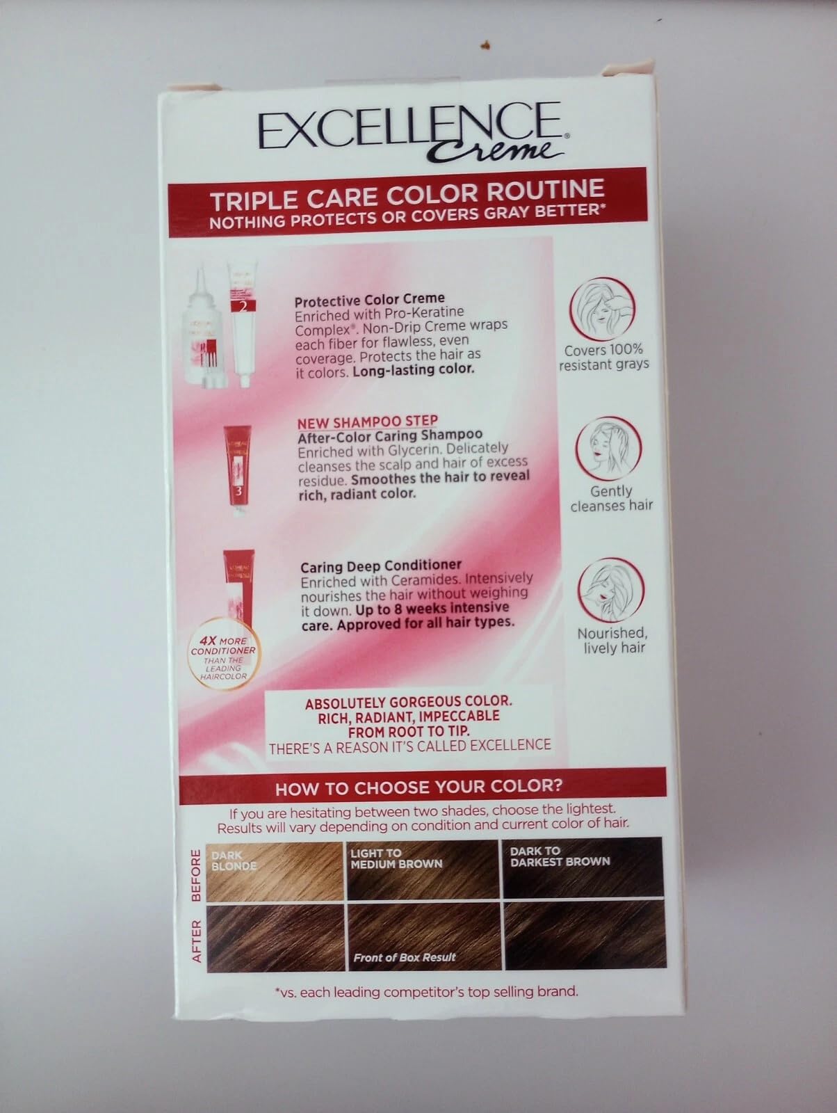 L'Oreal Paris Excellence Creme Haircolor, Medium Golden Brown [5G] 1 ea Beauty & Personal Care L'Oreal Paris
