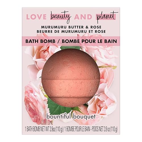 Love Beauty and Planet Bath Bomb 3.9 Oz (Bountiful Bouquet) Murumuru Butter & Rose Beauty & Personal Care Love Beauty And Planet