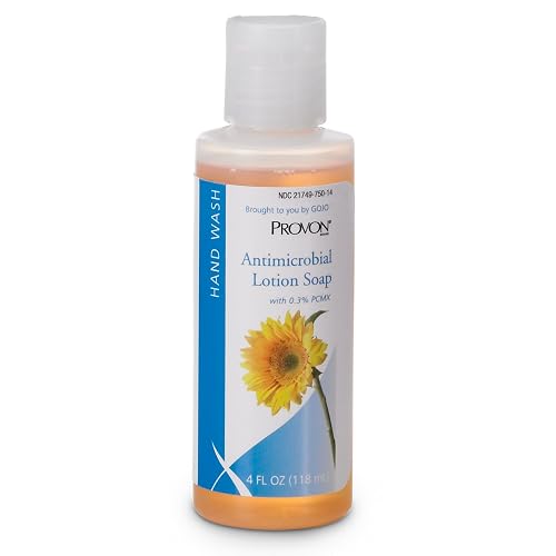 PROVON Antimicrobial Lotion Soap with 0.3% PCMX, Citrus Fragrance, 4 fl oz High Performance Lotion Soap Squeeze Bottles (Case of 48) - 4301-48 Beauty & Personal Care Provon