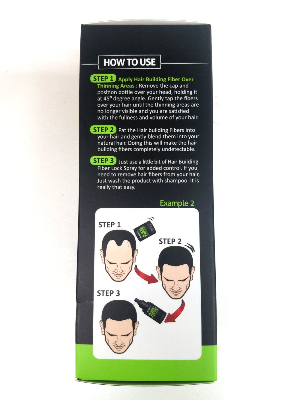 Magic Fiber Hair Building Lock Spray - Full Hair Instantly Beauty & Personal Care Black Ice