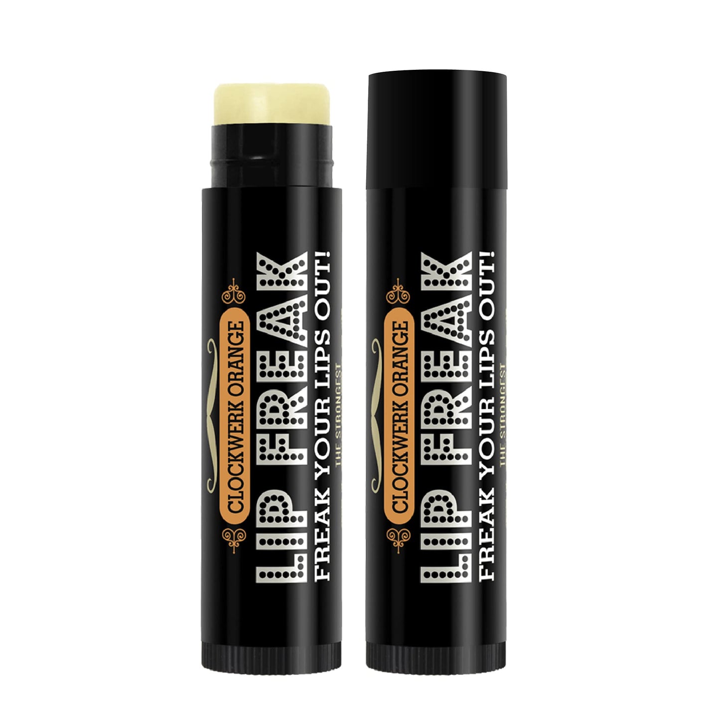 Doctor Lip Bang's BUZZING Lip Balm - Lip Freak - 100% All Natural - Cruelty Free - Clockwerk Orange - 2 Pack Beauty and Personal Care Doctor Lip Bang's