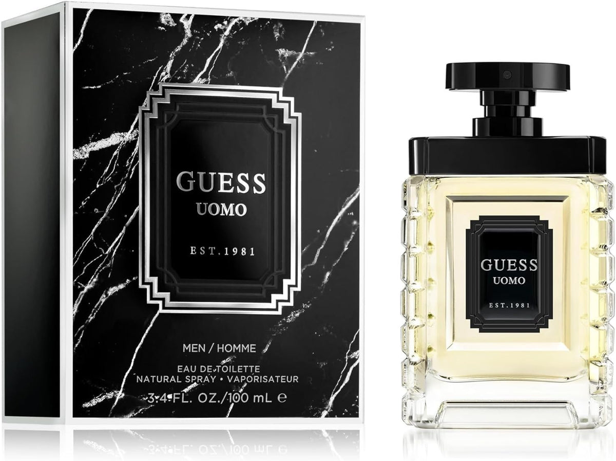 GUESS UOMO Eau de Toilette, 3.4 Fl Oz Beauty & Personal Care GUESS