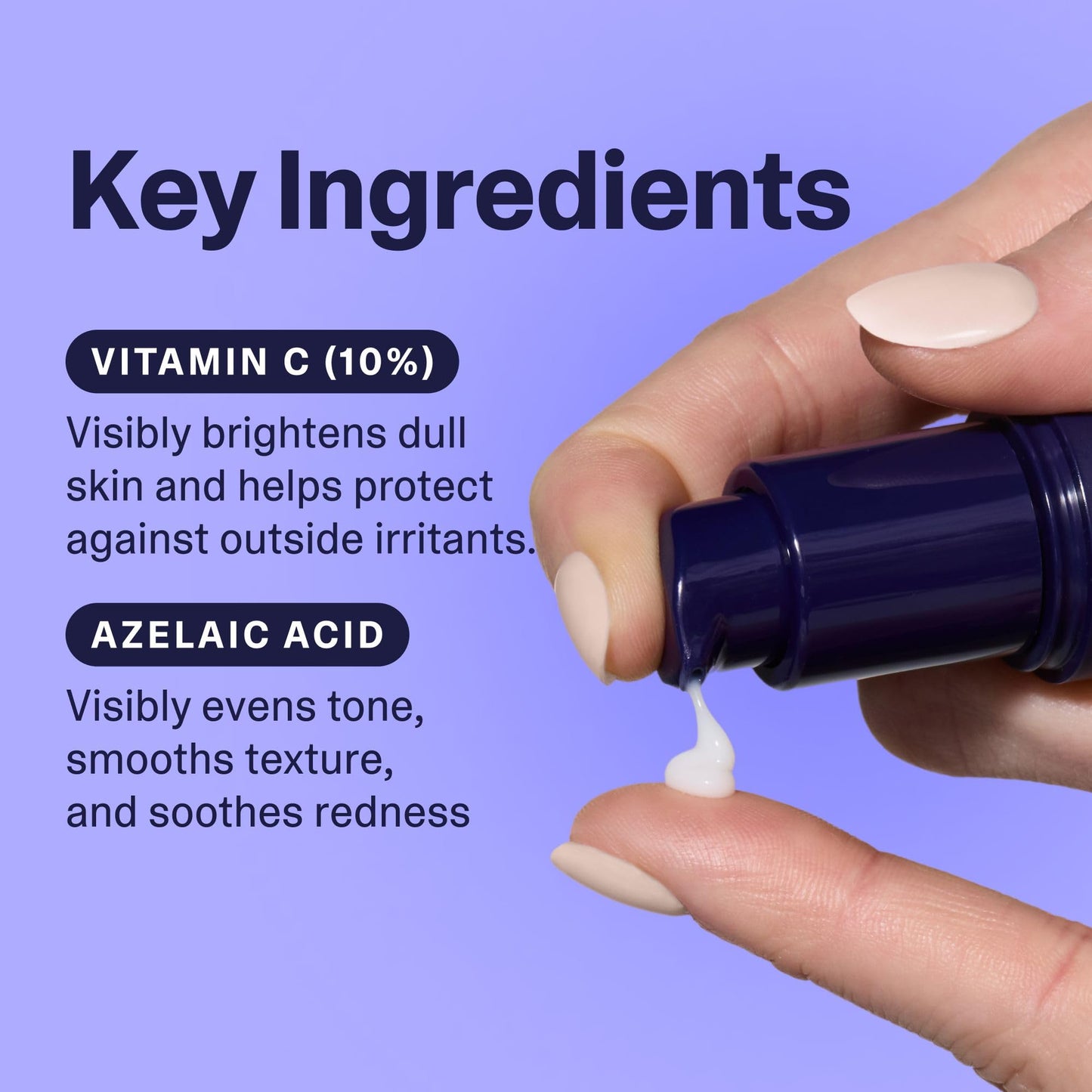 Curology Brightening Vitamin C Serum, Visibly Evens Skin Tone, Smooths Texture, and Calms Redness, Milky Texture, 1 fl oz Beauty & Personal Care Curology