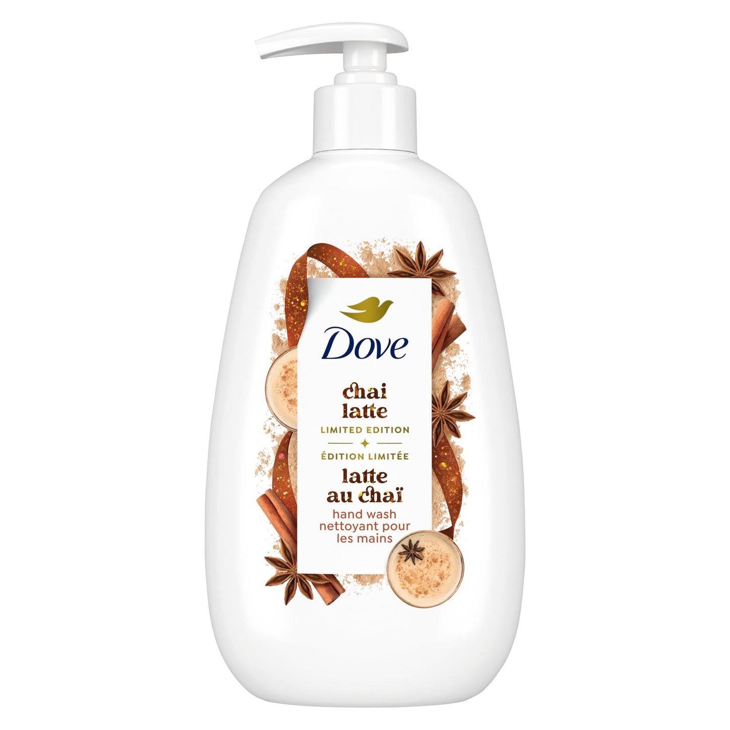 Dove Limited Edition Holiday Treats Liquid Hand Wash for Deep Nourishment Spiced Chai Latte 12 oz Beauty & Personal Care Dove