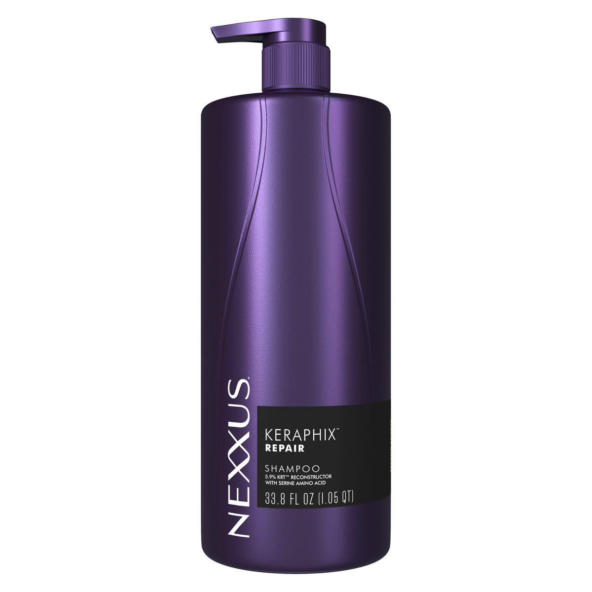 Nexxus Keraphix Shampoo With ProteinFusion for Damaged Hair Keratin Protein, Black Rice, Silicone-Free 33.8 oz Beauty & Personal Care Nexxus