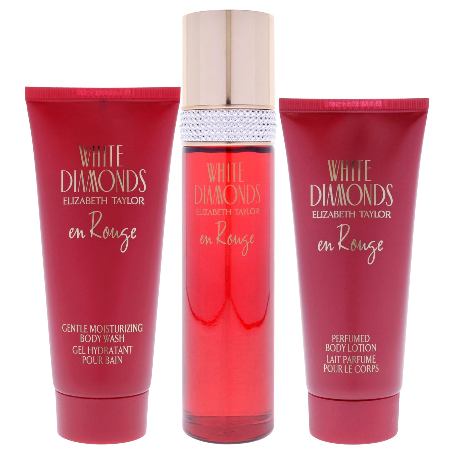 Elizabeth Taylor White Diamonds En Rouge, 3 Piece Gift Set women Beauty & Personal Care Elizabeth Taylor