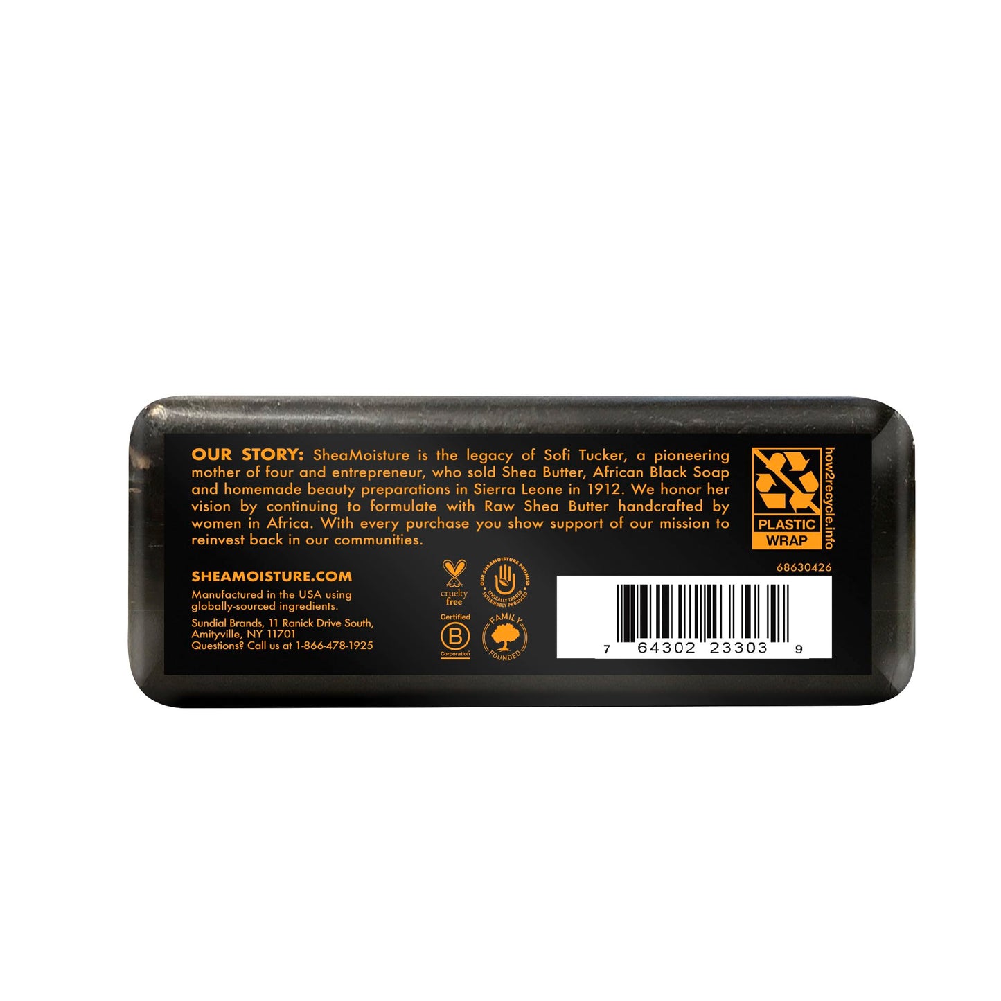 SheaMoisture Bar Soap for Troubled Skin African Black Soap Cleanser with Shea Butter 8 oz Beauty & Personal Care Shea Moisture