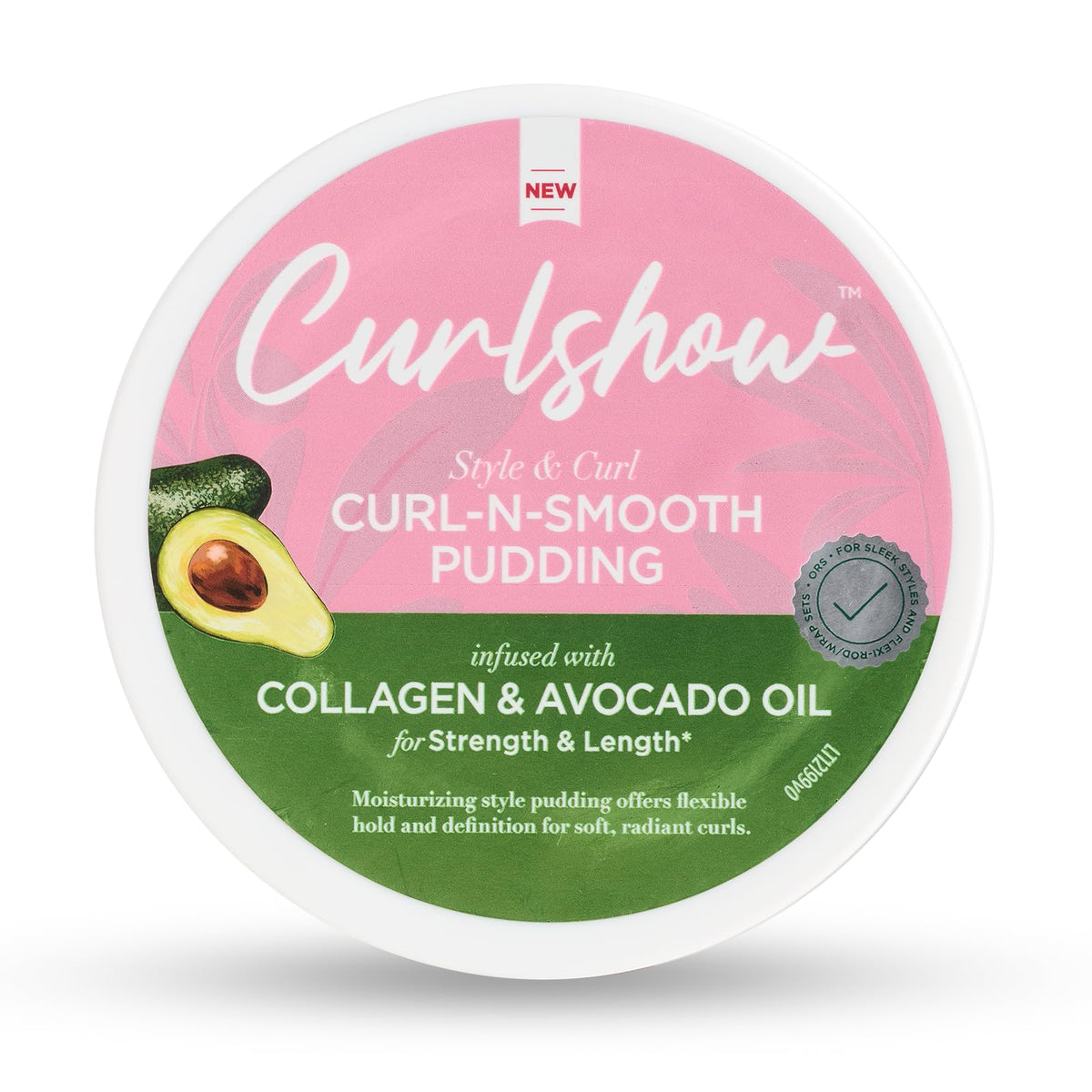 ORS Olive Oil Curlshow Curl N Smooth Pudding Infused with Collagen & Avocado Oil for Strength & Length (12.0 oz) Beauty & Personal Care ORS