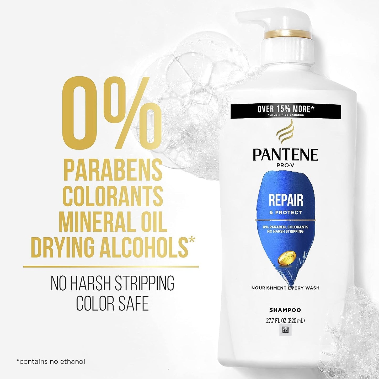 Pantene Shampoo, Conditioner and Hair Treatment Set, Repair & Protect for Damaged Hair, Safe for Color-Treated Hair Beauty & Personal Care Pantene
