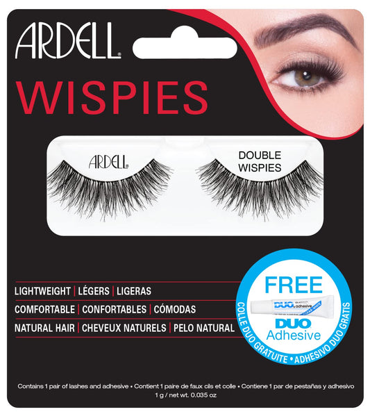 Ardell Double up, Double Wispies Fake Eye Lashes (Pack of 6)