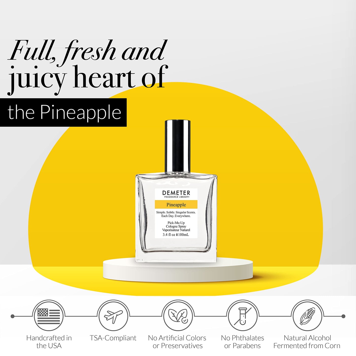 DEMETER Fragrance Library 3.4 oz Cologne Spray - Pineapple Beauty & Personal Care DEMETER